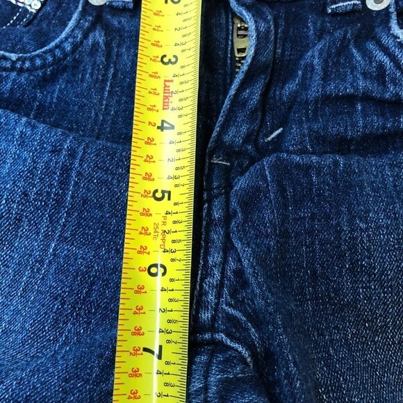 Girls Levi's Long Sequined Denim Shorts Size 12 - Picture 8 of 9